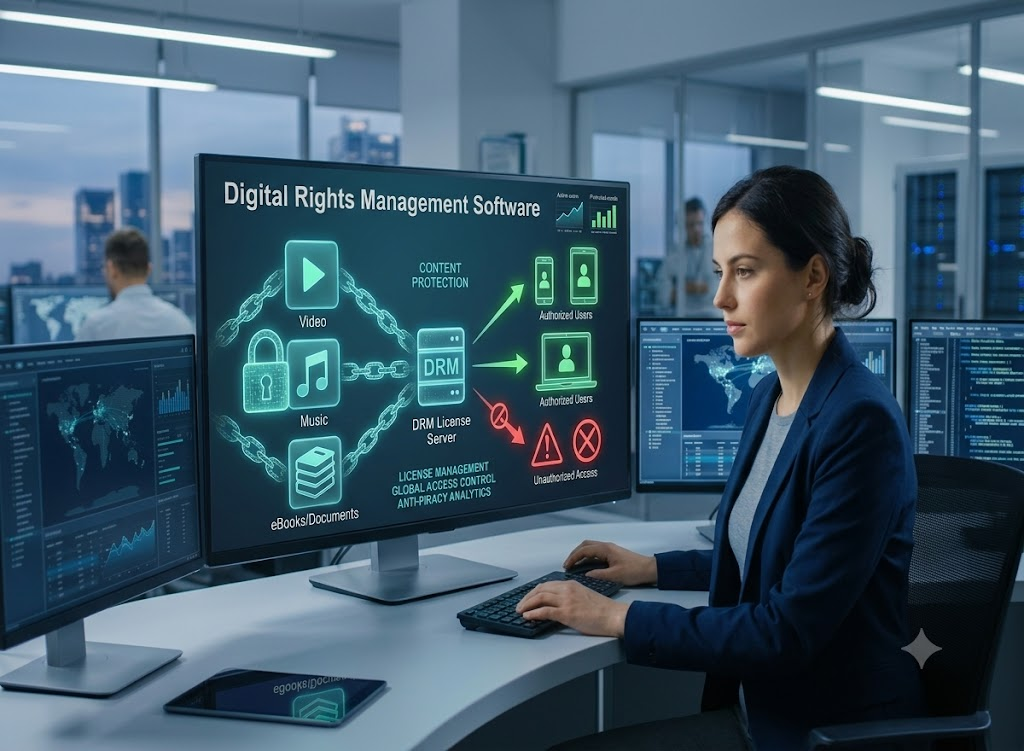 digital rights management software
